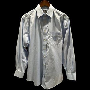 DONATED Jos. A. Bank Traveler Tailored Fit Blue Dress Shirt